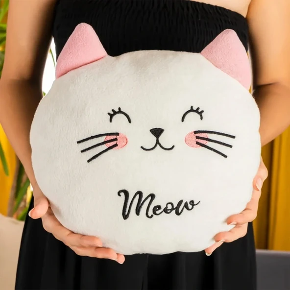 Peluş Kedi Yastık ürün görseli 1
