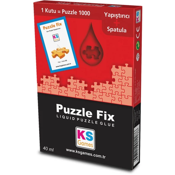 Ks Games Puzzle Yapıştırıcısı + Spatula (1000 Parçalık) T228 ürün görseli 1