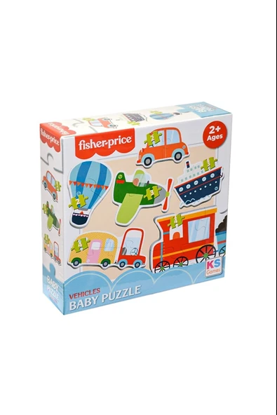 Ks Games Fisher Price Baby Puzzle Vehicles 13415 ürün görseli 1