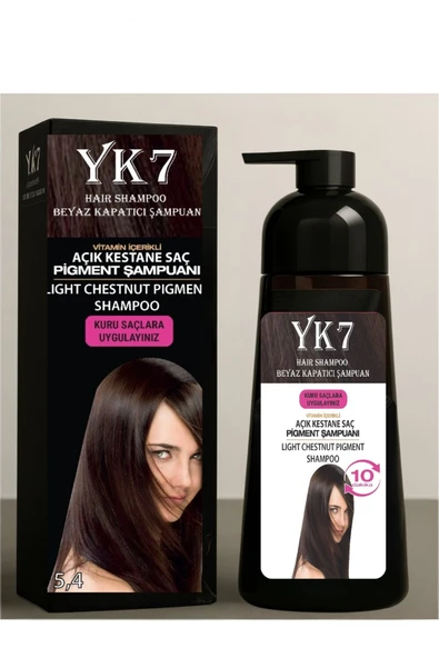yk7 Beyaz Kapatıcı Hızlı Boya 13 Renk Seçeneği Şampuan 300 ml. ürün görseli 1