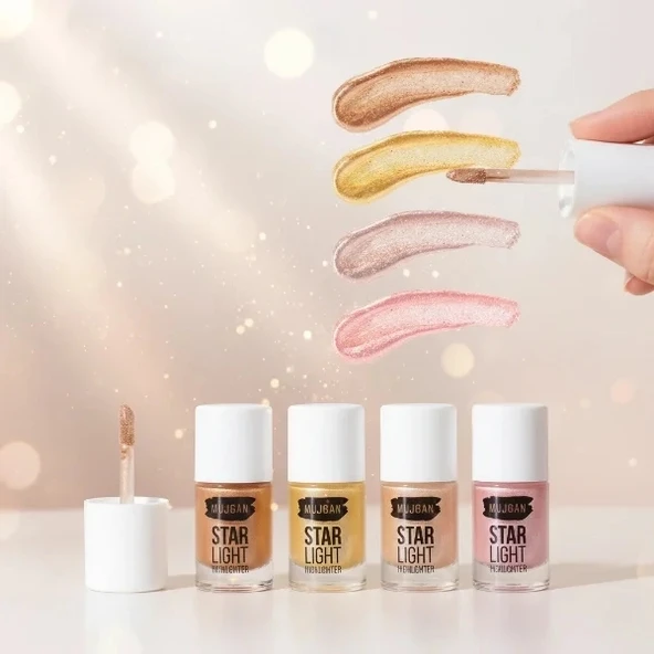 4'lü Likit Highlighter Aydınlatıcı Seti ürün görseli 1