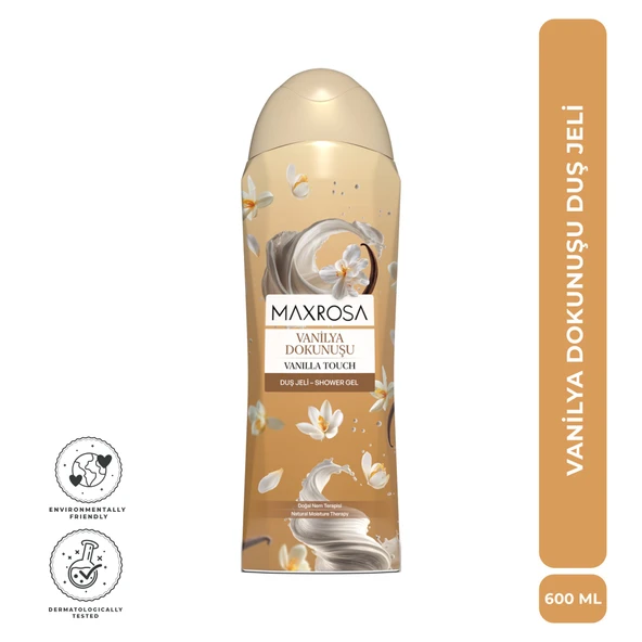 Maxrosa Vanilya Duş Jeli 600 ml ürün görseli 1