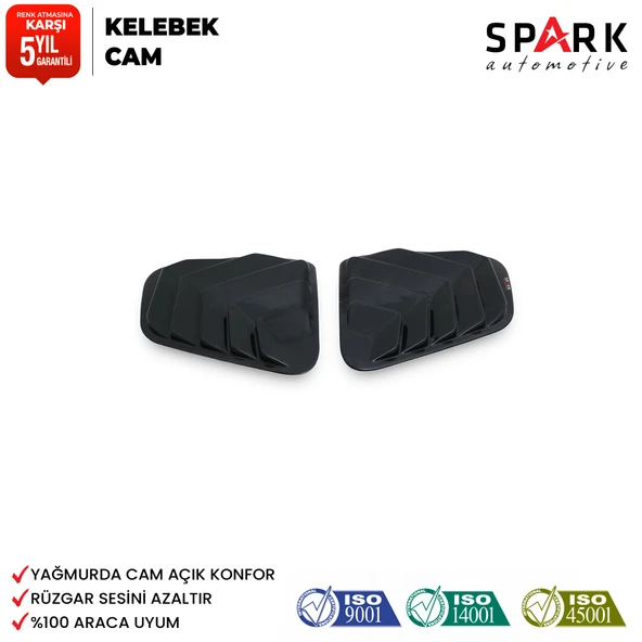 Dacia Duster 2010-2017 Yıl Aralığı Uyumlu Kelebek Cam 2 Parça ürün görseli 1