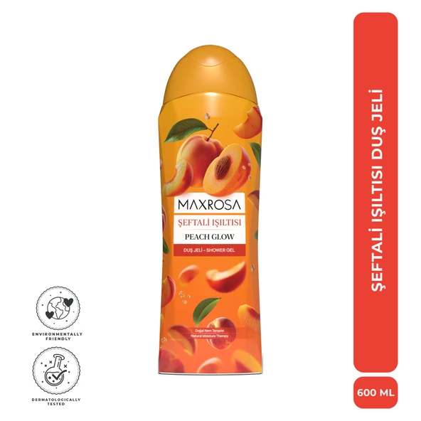 Maxrosa Şeftali Duş Jeli 600 ml ürün görseli 1