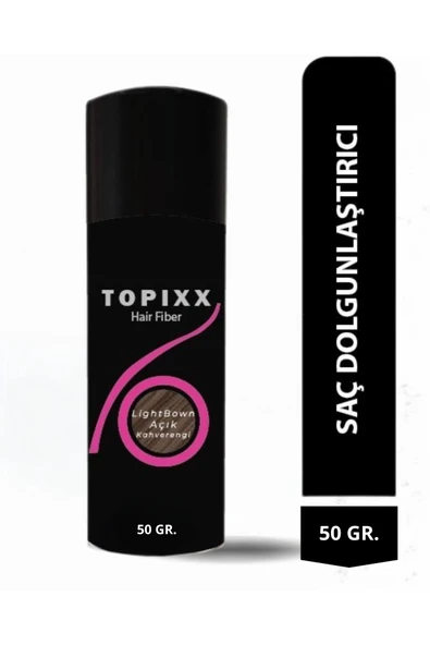 Topixx 50 Gr. Açık Kahve/Light Brown Saç Dolgunlaştırıcı Toz Topik ürün görseli 1