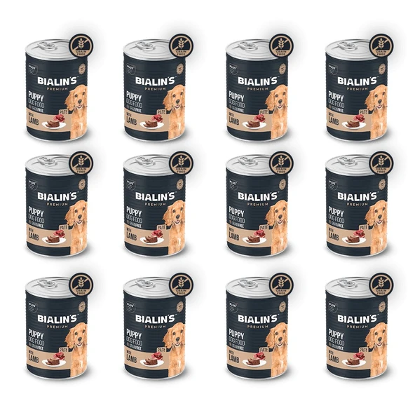 12'li Yavru Köpek Maması - Kuzulu 400 Gram ürün görseli 1
