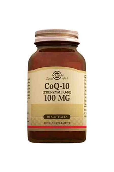 Solgar Coenzyme Q-10 100 Mg 30 Softgel ürün görseli 1