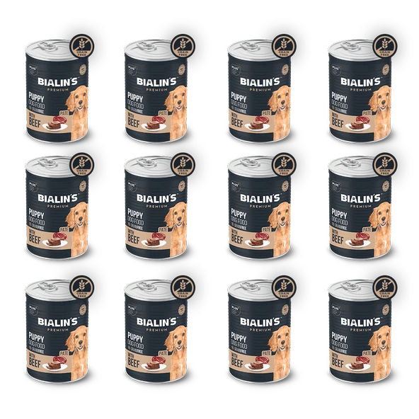 12'li Yavru Köpek Maması - Biftekli 400 Gram ürün görseli 1