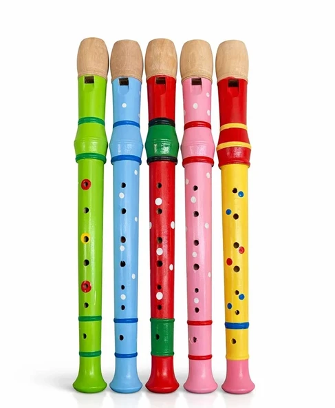 Ahşap Renkli Flüt Büyük ürün görseli 1