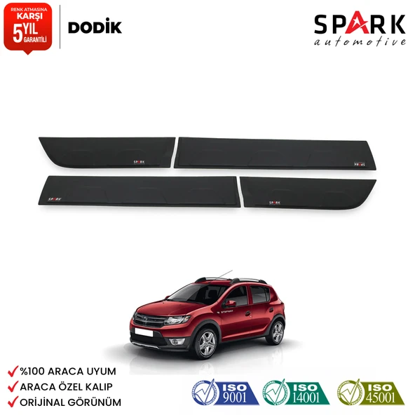 Dacia Sandero 2012-2020 Uyumlu Kapı Dodik 4 Parça - Resim 4