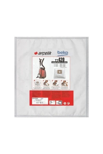 Arçelik Figoline Beko Tt 420 Elektrikli Süpürge Torbası ürün görseli 1