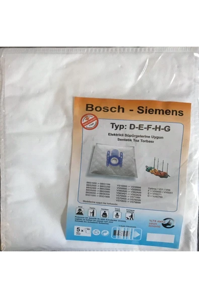 Bosch Toz Torbası Typ D-e-f-h-g ürün görseli 1