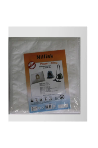 Nilfisk Power Elektrikli Süpürge Toz Torbası 5 Adet ürün görseli 1