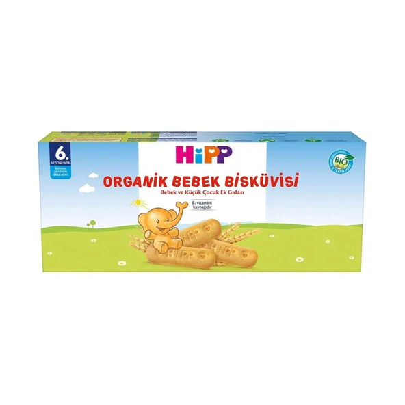 Hipp Organik Bebek Bisküvisi 180 gr ürün görseli 1