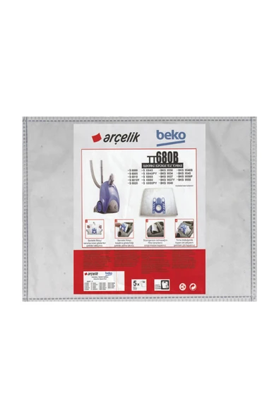 Arçelik /beko Tt 680 B Toz Torbası ürün görseli 1