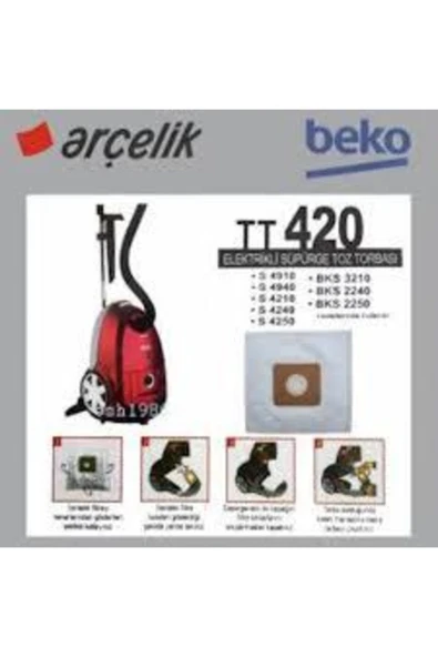 Arçelik Beko Toz Torbası Tt420 ürün görseli 1