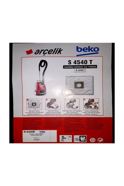 Beko S 4540 T Süpürge Toz Torbası ürün görseli 1