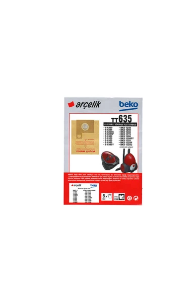 Arçelik TT635 TOZ TORBASI ürün görseli 1