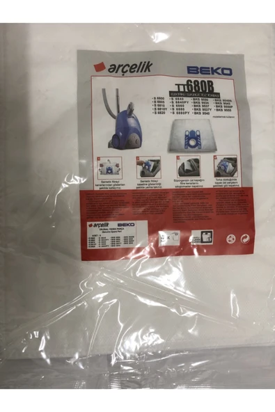 Arçelik Tt 680 B Süpürge Toz Torbası ürün görseli 1