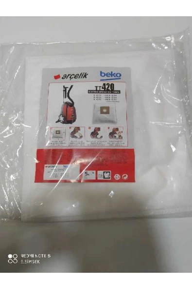 Arçelik Tt420 Elektrikli Süpürge Toz Torbası ürün görseli 1