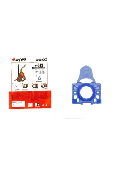 Arçelik Tt635 Elektrikli Süpürge Sentetik Toz Torbası 5 Li Paket 1. Kalite ürün görseli 1