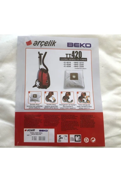 Arçelik Marka Toz Torbası ürün görseli 1