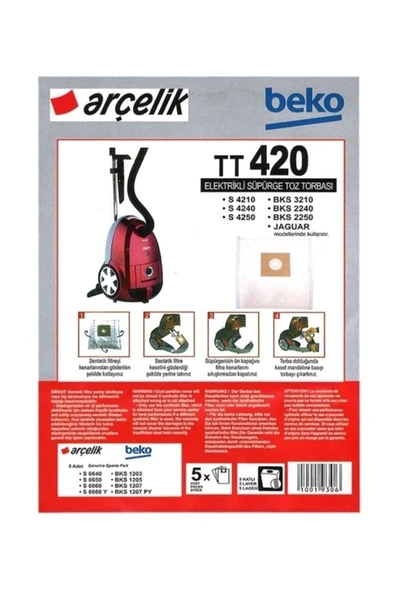 Bosch Arçelik Beko Tt 420 Süpürge Toz Torbası ürün görseli 1