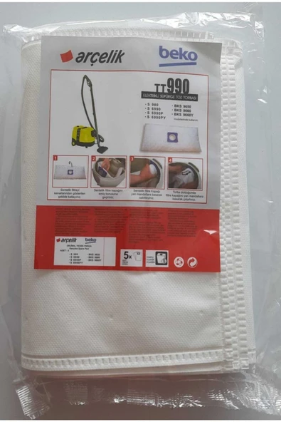 Arçelik Arcelık Tt990 Toz Torbası ürün görseli 1