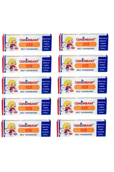 CANSIN BANT Cansın Yara Bandı 10 Lu X 10 Paket ürün görseli 1