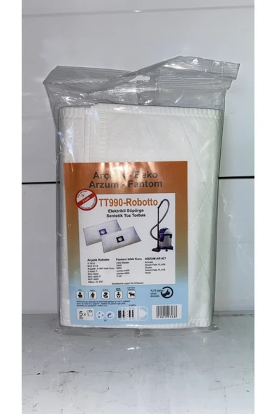 Arçelik -beko-arzum-fantom Tt990 Robotto Toz Torbası 143 ürün görseli 1