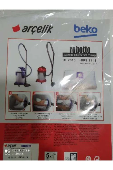 Arçelik 1. KaliteFAMOUS Robotto Süpürge Toz Torbası ürün görseli 1