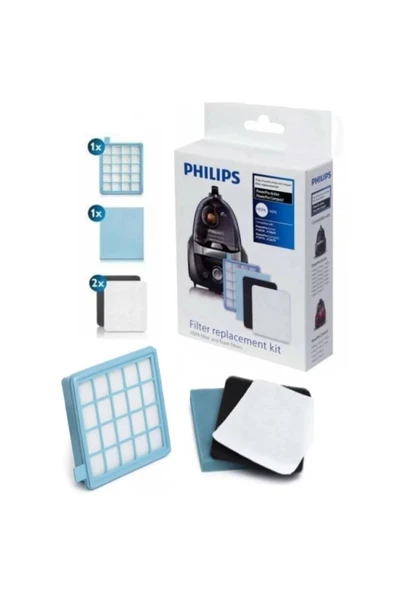Philips Powerpro Compact Fc9323/07 Uyumlu Hepa Filtre Seti ürün görseli 1