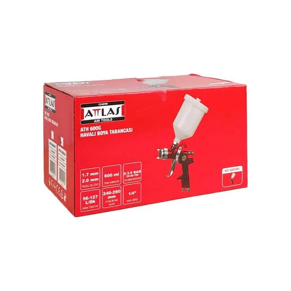 ATTLAS BOYA SPREY TABANCASI ATH 600G20 2MM ürün görseli 1
