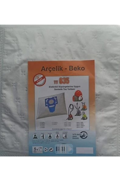 Beko -bks 9550p Toz Torbası ( 10 Adet ) ürün görseli 1