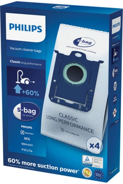 Philips S-bag Elektrikli Süpürge Torbaları ürün görseli 1