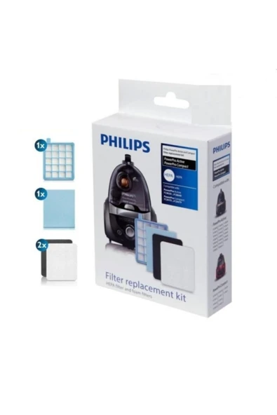 Philips Phılıps Powerpro Compact Fc 8475/01 Animal+ Hepa Filtre Seti ürün görseli 1