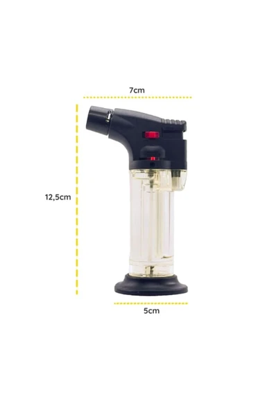 FAMOUS Turbohız Doldurulabilir blow Torch Lighter Pürmüz Çakmak Yemek Hazırlama Mangal Nargile Kamp Çakmağı ürün görseli 1