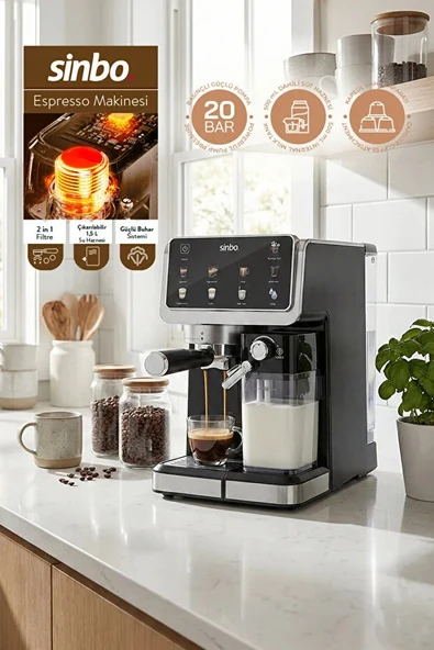 Sinbo Scm-90733 Espresso Kahve Makinesi ürün görseli 1