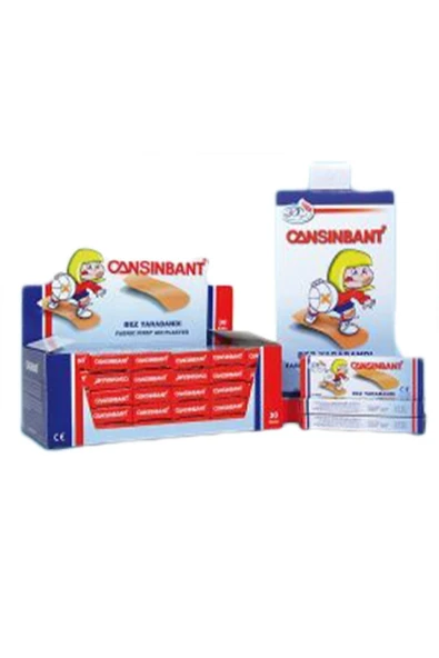 CANSIN BANT Cansınbant Bez Yarabandı 30'lu Paket (300 Adet) ürün görseli 1