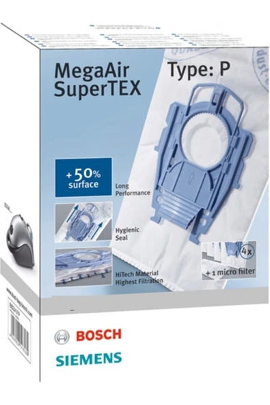 Siemens Type P Tipi Süpürge Toz Torbası ürün görseli 1