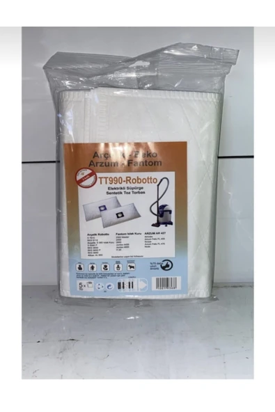 Arçelik Beko Arzum Tt990 S7610 Ar427 Arrivato(10ADET) Toz Bez Torba ürün görseli 1