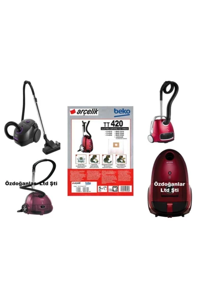 Arçelik Ermiya Dogant S 4240-s 4250-s 6260 Süpürge Bez Toz Torbası 25 Adet ürün görseli 1