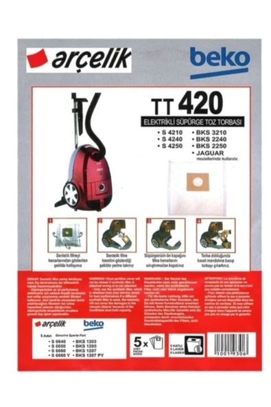 Arçelik -beko Tt420 Süpürge Torbası (20 Adet) ürün görseli 1