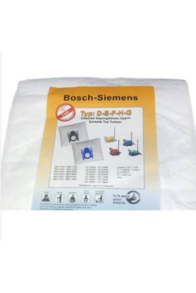 Bosch Moveon Bgl35mon6 600w Elektrikli Süpürge Toz Torbası Bez 20 Adet ürün görseli 1