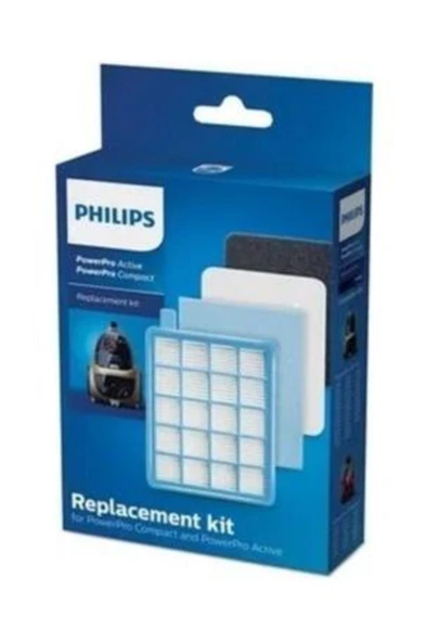 Philips Fc 8475/01 Powerpro Compact Orijinal Hepa Filtre Seti Fc8475 Uyumlu ürün görseli 1