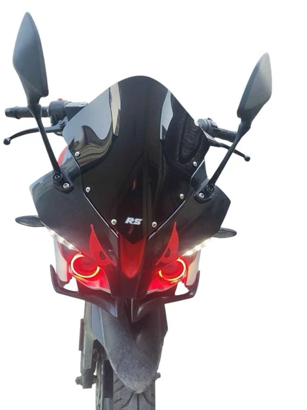 Bajaj Pulsar RS 200 Siperlik Camı 2015-2024 Uyumlu -Füme ürün görseli 1