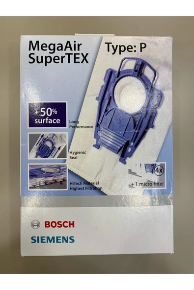 Bosch Type P Süpürge Toz Torbası ürün görseli 1