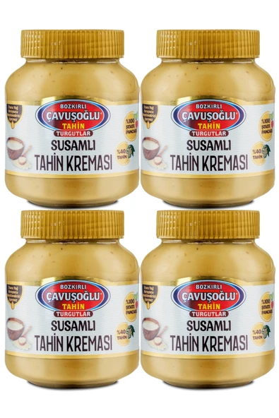 Bozkırlı Çavuşoğlu Susamlı Tahin Kreması 330g X 4 ürün görseli 1