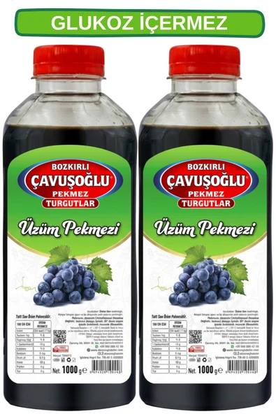 Bozkırlı Çavuşoğlu Çavuşoğlu Üzüm Pekmezi 1000g X 2 ürün görseli 1