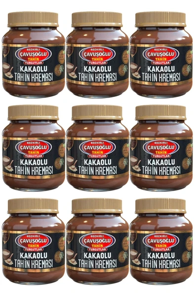 Bozkırlı Çavuşoğlu Çavuşoğlu Kakaolu Tahin Kreması 330 gr x 9 Adet ürün görseli 1